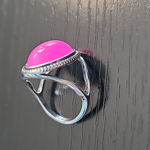 Pink Stone Ring - Picture 2 of 4
